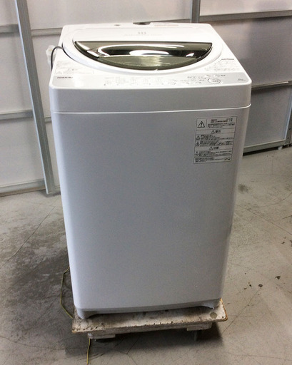東芝 TOSHIBA 洗濯機 6㎏ 簡易乾燥機能付き AW-6G6 2019年製 超美品