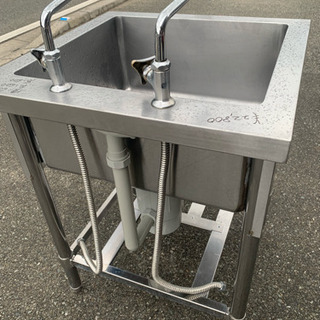 ☆中古品 1槽シンク 600x600x800 厨房 厨房機器☆