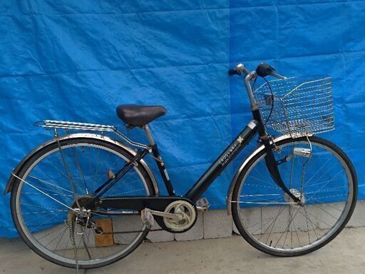 自転車 ２７インチ 6段 オートLEDライト