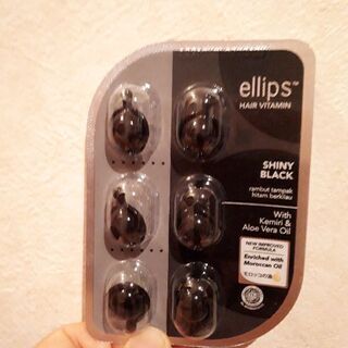 ellips(エリップス)ｼｬｲﾆｰﾌﾞﾗｯｸﾍｱｵｲﾙ