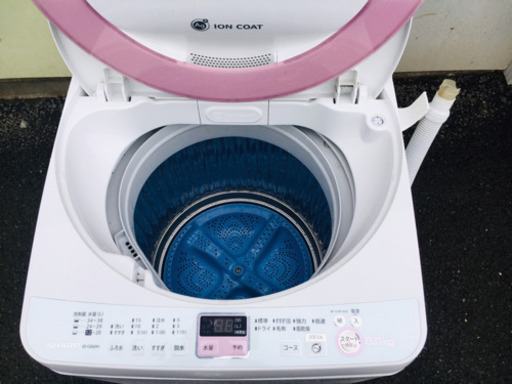 イオンコート入荷‼️508番 SHARP ✨全自動電気洗濯機 ES-GE60N-P‼️