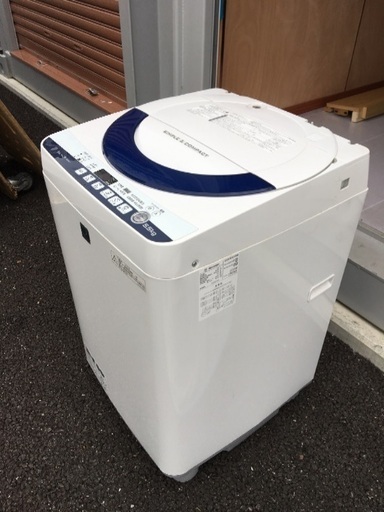 「更に値下げ」感謝セール【取付無料】シャープ 5.5Kg 洗濯機 2015年製