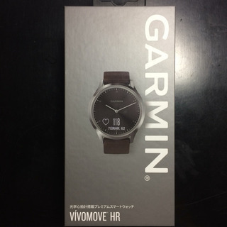 全国郵送・代引き・送料込み！！値下げ！GARMIN VIVOMOVE HR ブラックシルバー