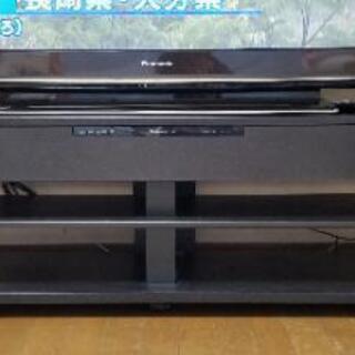 65インチPanasonicプラズマテレビVIERA&シアターシステムスピーカー付きテレビ台 65インチPanasonicプラズマテレビVIERA&シアターシステムスピーカー