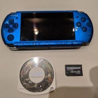 PSP3000ブルー4500円　充電器　バッテリー　メモリーステ...