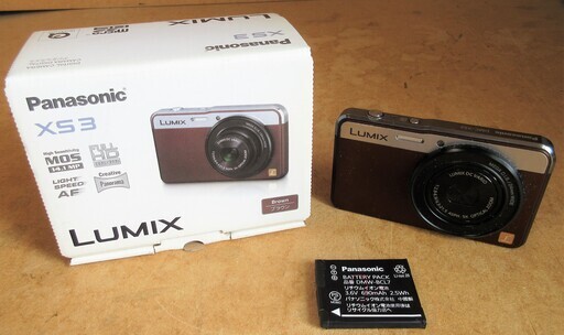 ☆パナソニック Panasonic LUMIX DMC-XS3 デジタルカメラ デジカメ◆コンパクトサイズで使いやすい