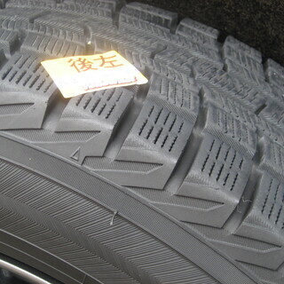 【値下げ】195/65R15 人気のウェッズブラックホイールとヨコハマig30 残溝約5mm アルミホイール15×6J　5Ｈ 4本 スタッドレス 