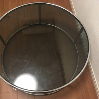 ガラステーブル 円形 タイムセール！