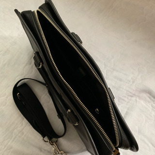 【新品同様】COACH 2WAYビジネスバック 本革製 ブラック