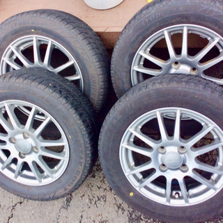 14インチ 社外 アルミ タイヤセット 値下げしました!汎用品 フィット