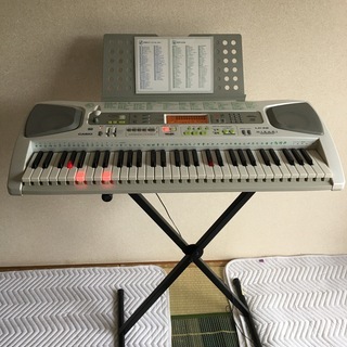 CASIO カシオ 光ナビ 電子ピアノ キーボード LK-58 ...