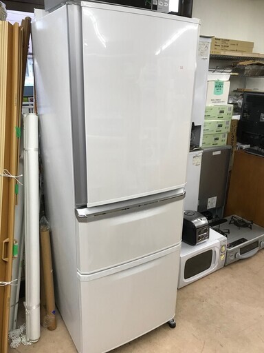 ２０１７年製！！　使用期間３ヶ月　三菱　３ドア冷蔵庫　自動製氷機付き　６９，９８０円