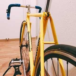 ブリヂストン ピスト フレーム、フォーク、サドル、ニットーハンドルセット