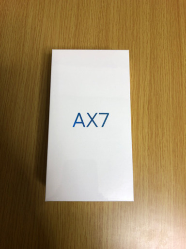 OPPO AX7 ブルー SIMフリー 新品未使用品！