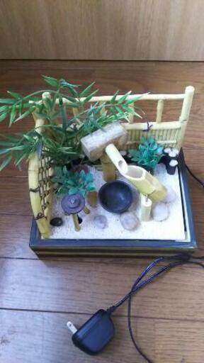 水が流れる涼しげな日本庭園ミニチュア ようねーさん 長浜のその他の中古あげます 譲ります ジモティーで不用品の処分