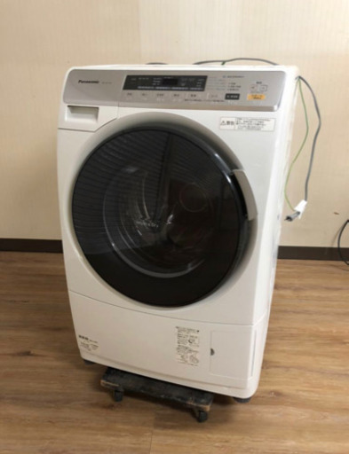 Panasonicドラム式電気洗濯乾燥機 NA-VD110L 洗濯6kg 乾燥3kg ホワイト ...