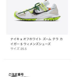 off white Nike ガイガー