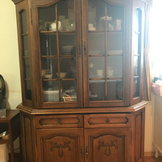 アンティーク  食器棚