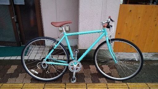 WEEKEND BIKES 700cクロスバイク アルミ/7speed/ライトグリーン あさひ