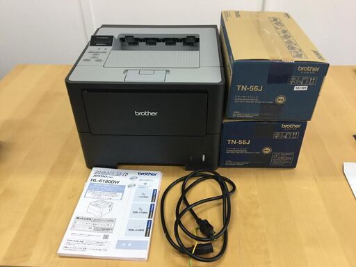 ブラザー　モノクロレーザープリンター本体＆純正トナー2本セット