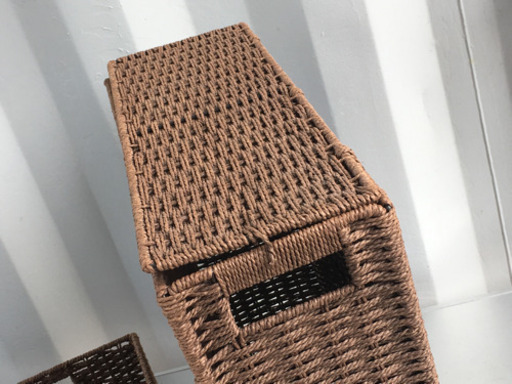 美品 ニトリ カゴ収納 2点セット ライラ 蓋付き キャスター付き 節約 Com 明石の収納 家具 その他 の中古あげます 譲ります ジモティーで不用品の処分
