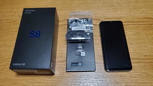 ★★スマホ中古　Docomo Galaxy S8 SC-02J 64GB コーラルブルー★★