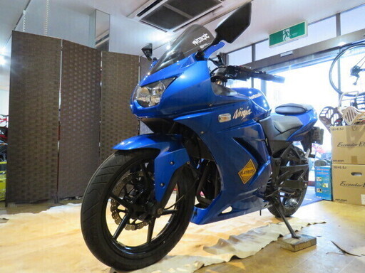 KAWASAKI カワサキ NINJA ニンジャ 250R EX250K 2008年式 250cc ブルー 保険期限 H32.5.31 まで！ 機関良好♪ 札幌発 KAWASAKI カワサキ NINJA ニンジャ 250R EX250K 2008年式 250cc ブルー