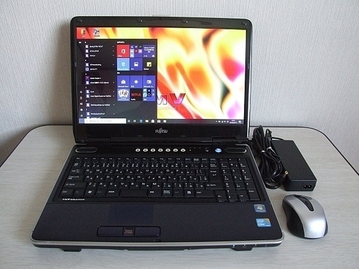 高速SSD240GB搭載　Fujitsu FMV-BIBLO NF/G70 ノートパソコン　8