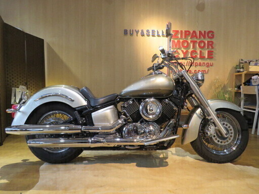 YAMAHA ドラッグスター DS1100 CLASSIC BC-VP13J ヤマハ DS1100 クラッシック 24200km 1100cc 2002年 シルバー アメリカン 実動! 札幌発