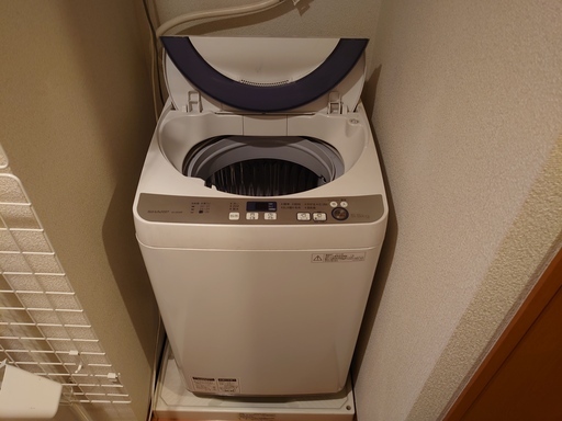 シャープ　洗濯機　ES-GE55R　5.5kg　一人暮らし向け