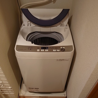 シャープ　洗濯機　ES-GE55R　5.5kg　一人暮らし向け