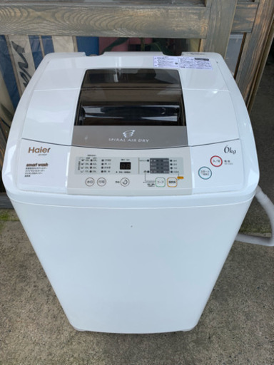 洗濯機 Haier JW-K60F 6キロ 2014年中古