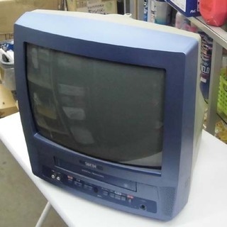 札幌 リモコンなし  テレビデオ  ブラウン管TV テレビ 14...