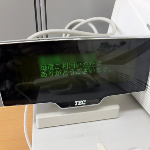 PayPay対応 東芝テック POSターミナル QＴ-100 レジスタ ドロワ 据置き型蛍光管 タッチスキャナ付き 札幌市西区西野 PayPay対応 東芝テック POSターミナル QT-100 レジスタ ドロワ 据置き