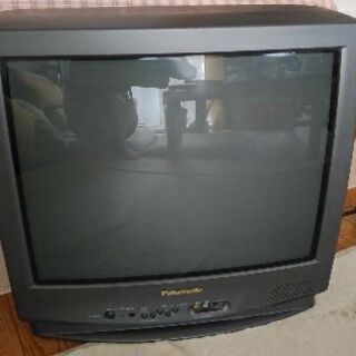 パナソニック21型ブラウン管テレビ、リモコン付き
