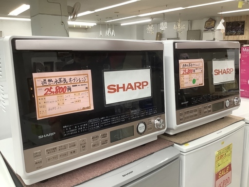 SHARP 加熱水蒸気オーブンレンジ　2017年　美品！