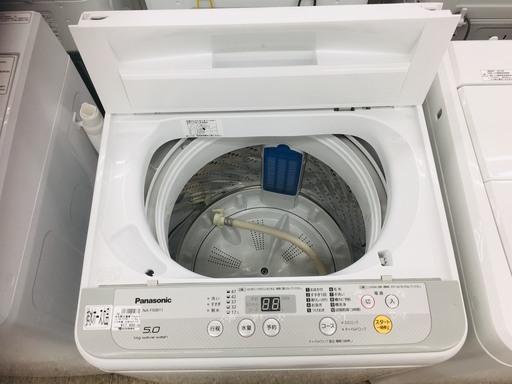 送料設置無料　Panasonic 全自動電気洗濯機 NA-F50B11 Panasonic 中古 洗濯機 パナソニック 一人暮らし 5.0kg 送風乾燥 送料