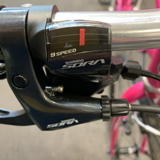 クロスバイク フルカスタム ピンク sora