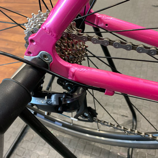 クロスバイク フルカスタム ピンク sora
