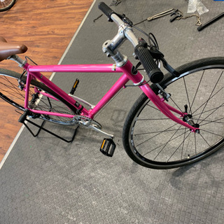 クロスバイク フルカスタム ピンク sora