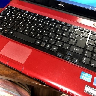 NEC【LM750/F】最強Core i7搭載おしゃれな赤いパソコン