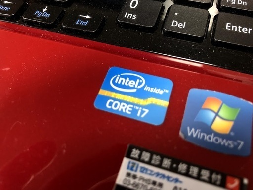 NEC【LM750/F】最強Core i7搭載おしゃれな赤いパソコン