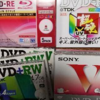 DVD-R 11枚   BD-RE 5枚   DVD+RW 3枚
