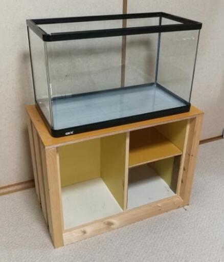 譲渡先決定 中古60曲げガラス水槽 Diy水槽台 まんまる 名古屋のその他の中古あげます 譲ります ジモティーで不用品の処分