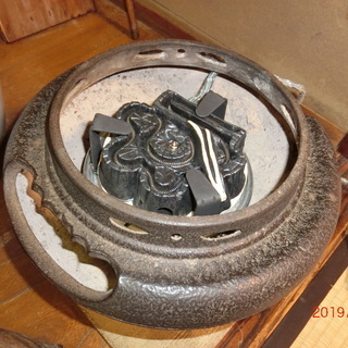 茶釜用炭型電熱器
