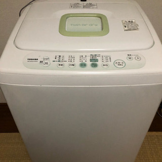 洗濯機 TOSHIBA（取引中）発送プラス