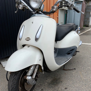 商談中　格安 ホワイト  カッコいいです♪ HONDA joker  50cc  原付 バイク