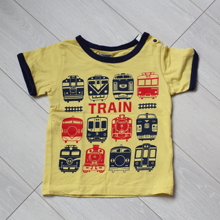 電車柄半袖Tシャツ　サイズ97（100）