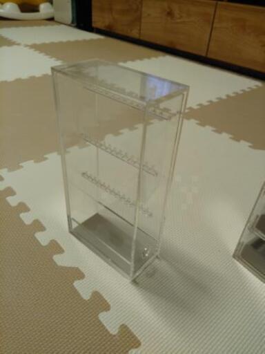 無印良品　良品計画　アクリル　ネックレス・ピアス　ケース
