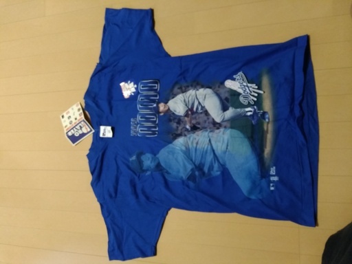 野茂英雄 新品タグ付き ロサンゼルスドジャース Tシャツ Lサイズ www
